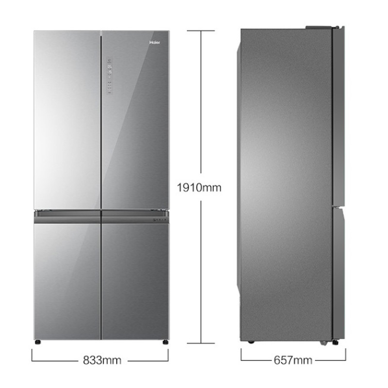 海尔(Haier)501升 十字对开门冰箱 1级能效 变频无霜 干湿分储 家用电冰箱 BCD-501WDCNU1