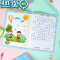 绿彩虹光少儿绘画日记本一年级二三年级小学生幼儿园拼音田字格看图写话本子写字画画本阅读周记本A5B5儿童卡通记事本 A5拼