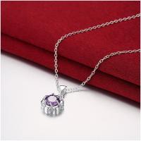 N467 Women Silver Necklace 镀925纯银女项链日韩版锁骨链潮人送女朋友七夕情人节礼物