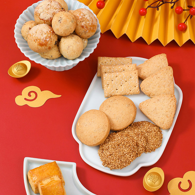 雅觅 好运·福酥糕点 礼盒 890g/盒高清大图
