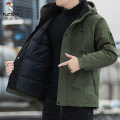 啄木鸟户外冲锋衣男士外套冬季潮流羽绒棉服加厚棉衣连帽宽松棉袄