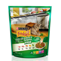 喜跃成年期全价猫粮肉、三文鱼、奶酪和菠菜味1.4kg成猫通用全价粮