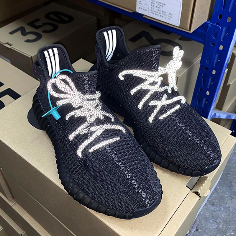 星真爆纯原莆田鞋正品官方旗舰店运动休闲鞋情侣椰子350黑天使40码