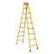 兴航发 绝缘人字梯3米跨8步梯耐压35KV承重100KG人字梯双侧梯绝缘梯梯子工程梯子