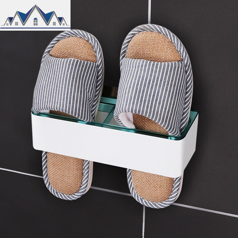 浴室壁挂式拖鞋架黑科技免打孔家用卫生间收纳鞋架省空间鞋架 三维