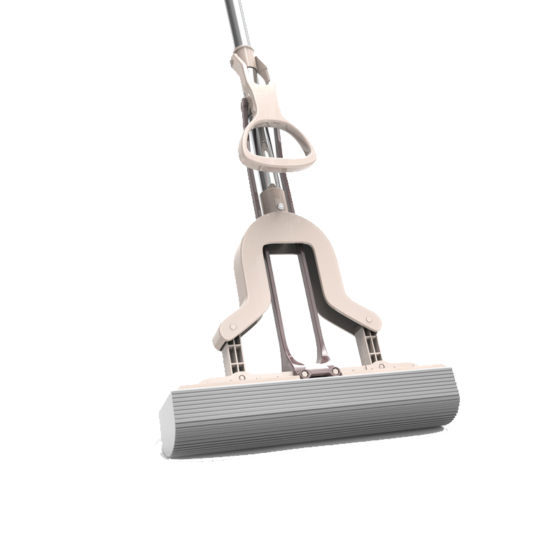 奇桄烁胶棉拖把28cm粉色把高清大图