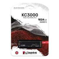 金士顿(Kingston) 1TB SSD游戏固态硬盘M.2接口(NVMe协议PCIe 4.0×4) KC3000系列读速7000MB/S 笔记本台式机一体机升级长条固态硬盘