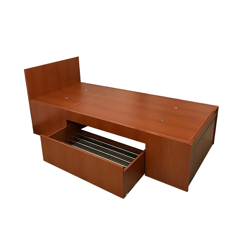 聚越唐JUYUETANG实木音床大床床架公寓床垫架子静谧设计稳固耐用高清大图