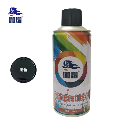 伽熠 自喷漆 238g黑色 门窗金属防锈家具木器漆自行摩托汽车翻新涂鸦