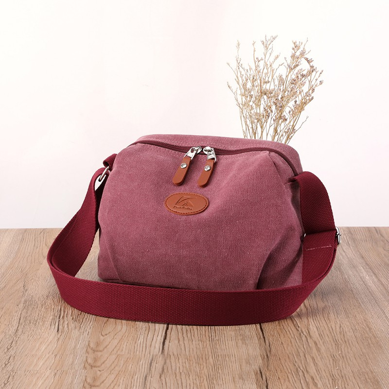 简约女士背包大容量潮流复古文艺布包视频介绍_福源小包包女包帆布包