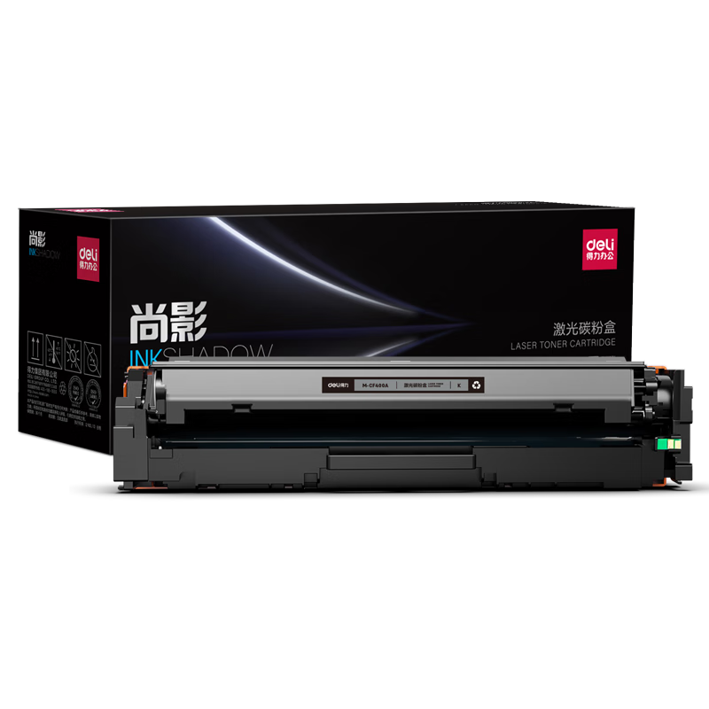 得力 M-CF400A 激光碳粉盒 黑色 支高清大图