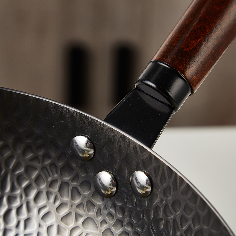 乐扣乐扣(LOCK&LOCK) Recall系列锻纹精铁炒锅汤锅煎锅32cm CIW3203高清大图