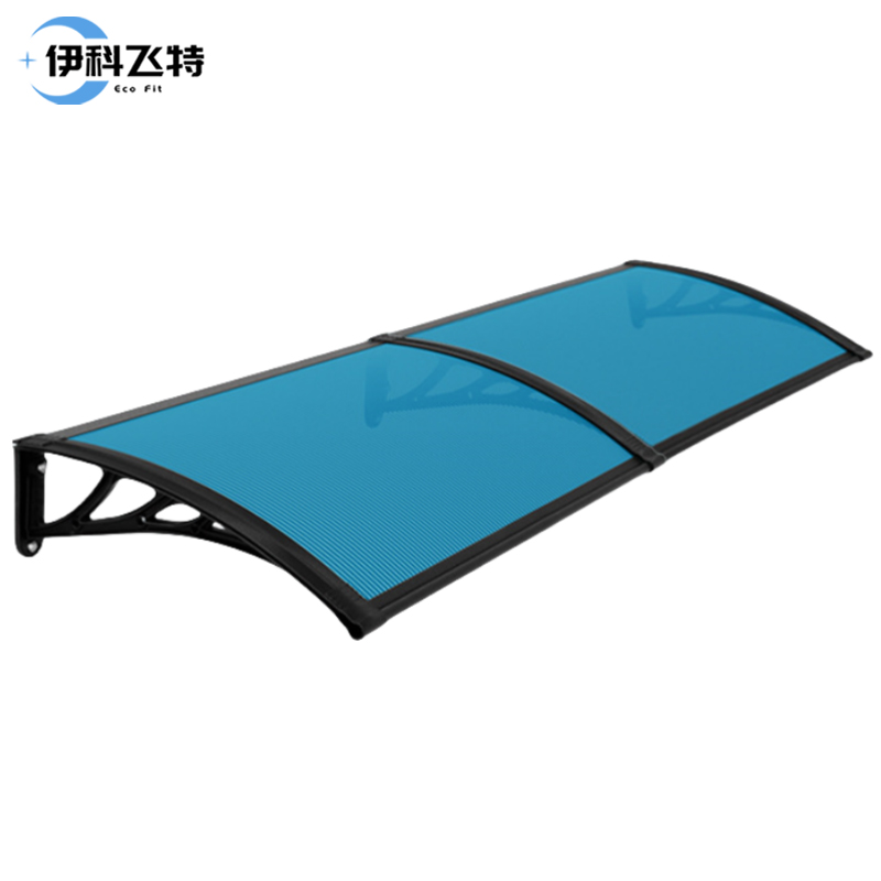伊科飞特塑钢雨篷 户外雨棚2400*800*240mm个