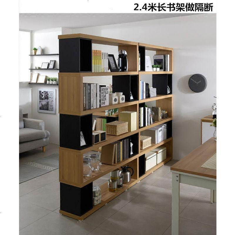 苏宁放心购书架置物架简约现代书柜客厅储物架隔断架办公室组合书架展示货架A-STYLE
