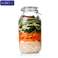 喜碧(Scybe)泡酒瓶泡菜坛 潘多拉玻璃家用酿酒密封罐药酒瓶酵素桶 10斤装