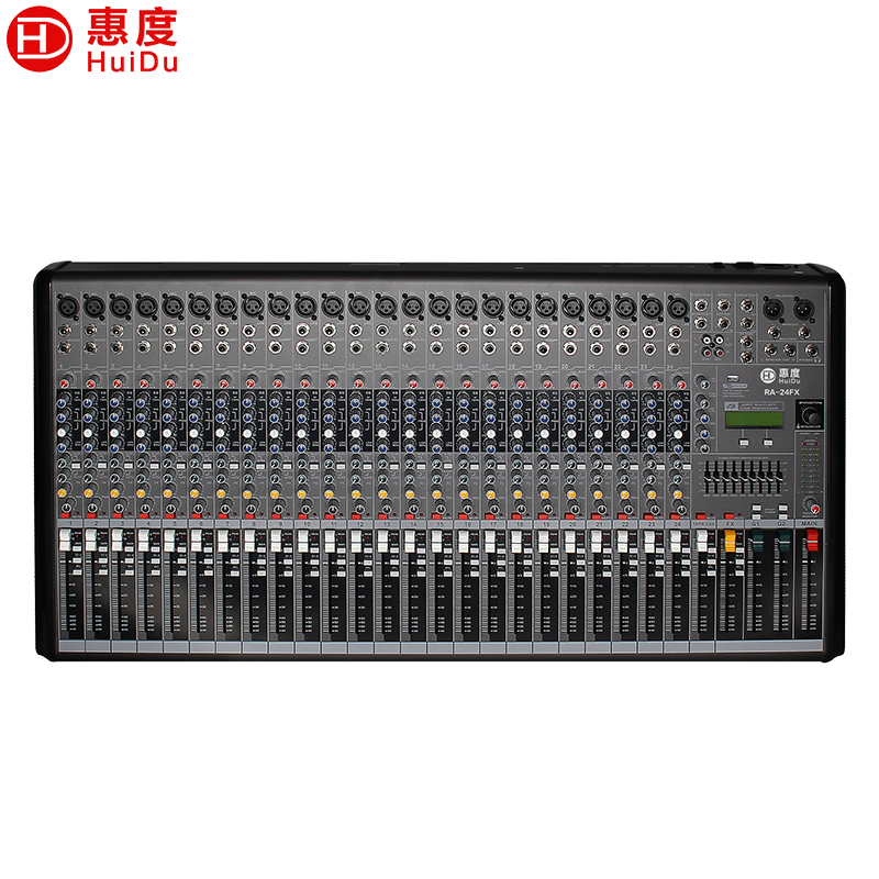 惠度(HuiDu)RA-24FX专业调音台舞台会议乐队演出多功能厅录音USB数字混响效果器带DPS效果调音器高清大图