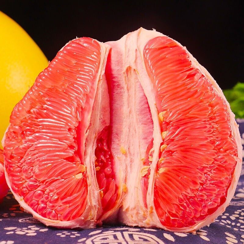 现摘红柚带箱5.5-6斤装 3枚 应季水果 新鲜甜柚柚子 自营水果