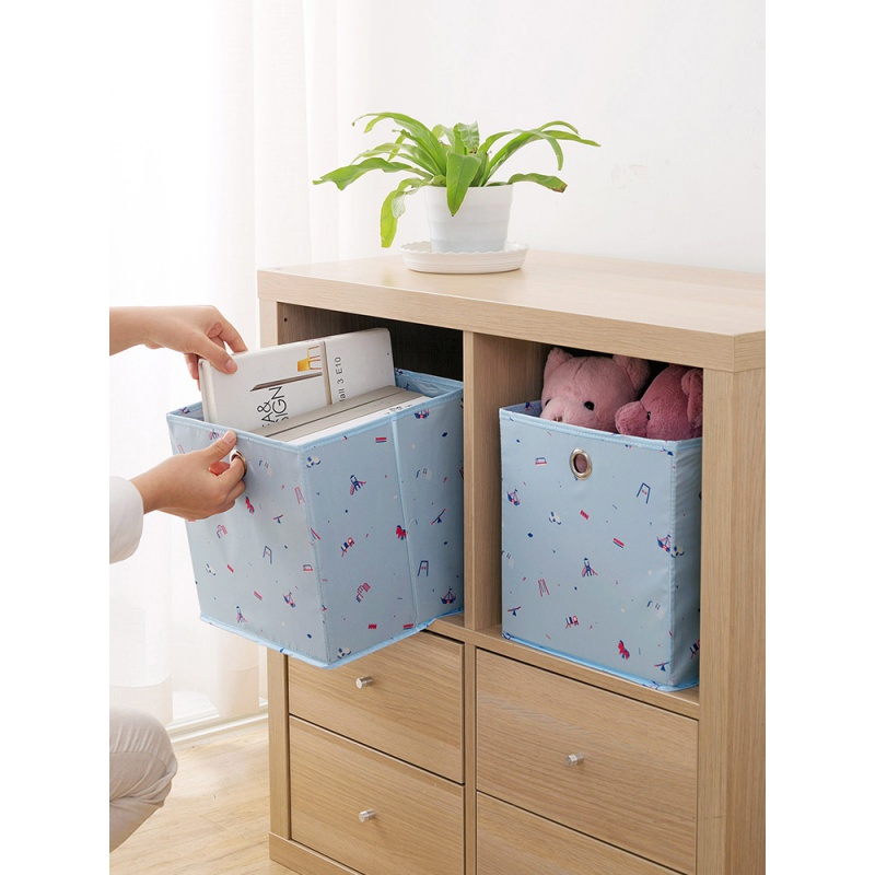 居家家 组合分隔内衣收纳盒衣物收纳箱 玩具整理箱桌面无盖收纳筐_171高清大图