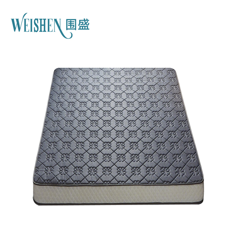 围盛 乳胶床垫 120*200*9cm-雪花灰 张高清大图