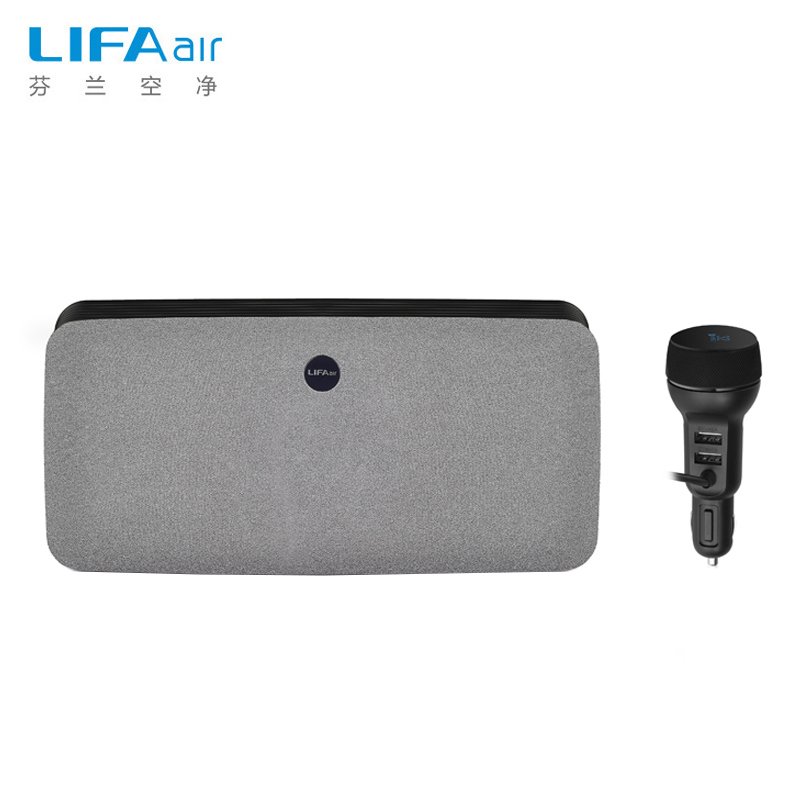 芬兰LIFAair车载净化器 LAC90全智能汽车车载空气净化器 黑色 新车用除甲醛/甲苯/PM2.5