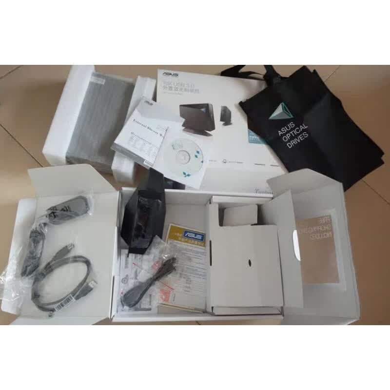 华硕(ASUS)BW-16D1H-U PRO 16倍速USB3.0外置蓝光 光驱刻录机 黑色(兼容苹果系统/BW-16D高清大图