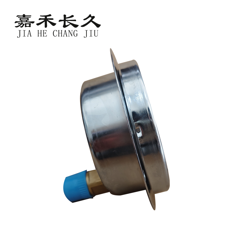 嘉禾长久 耐震压力表轴向带边检测型 YTN100ZT 块高清大图