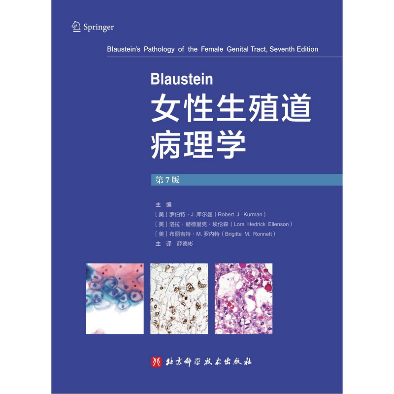 [正版]Blaustein女性生殖道病理学 第7版 薛德彬译 子宫颈癌及其他肿瘤子宫内膜良性病变输卵管及其周围组织疾病高清大图