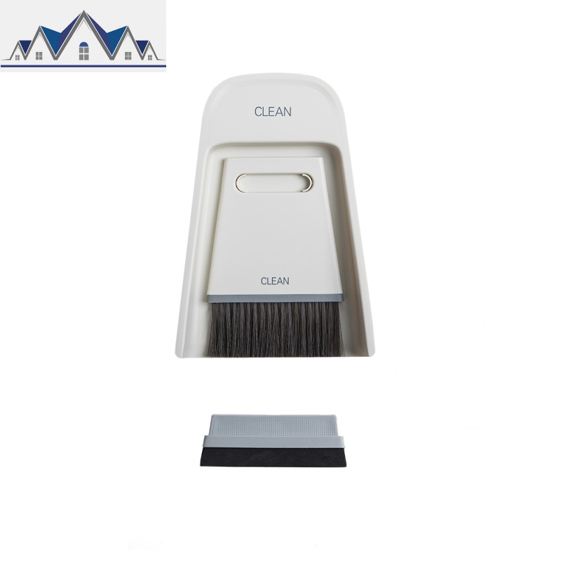 迷你桌面扫把簸箕套装家用笤帚扫床儿童小撮箕扫帚迷子组合垃圾铲 三维工匠高清大图