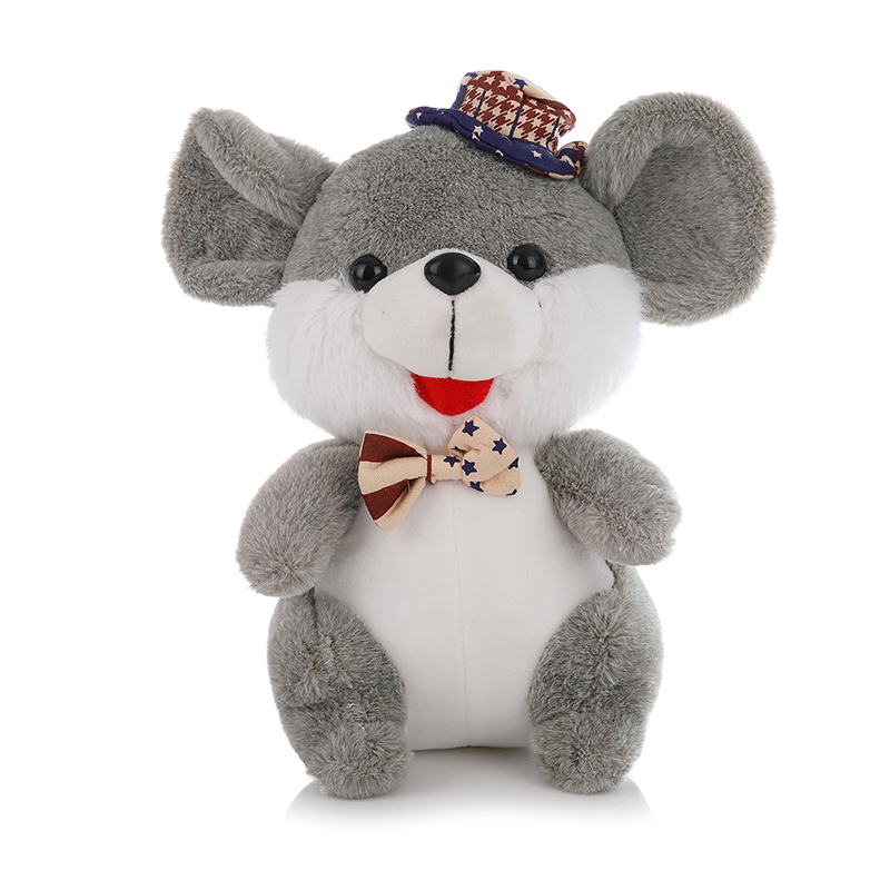 2020热卖可爱小老鼠公仔创意守护精灵鼠女生布娃娃儿童毛绒玩具生