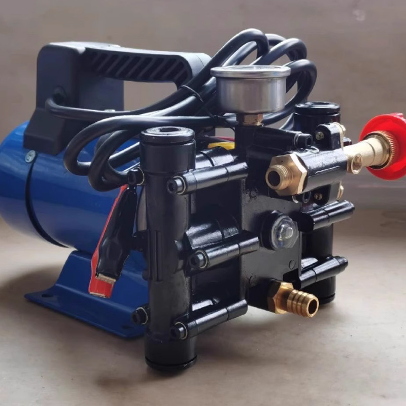 汇特益 电动喷雾器果树双缸柱塞打药机泵农用高压喷雾机 48/60V 30米带喷枪套装(单位:套)