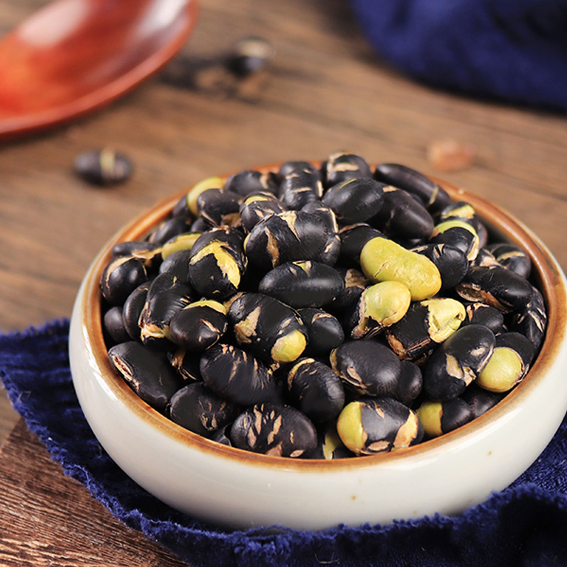 [第2件减10元]老街口盐炒黑豆250g*3袋即食特产小吃炒货乌豆零食