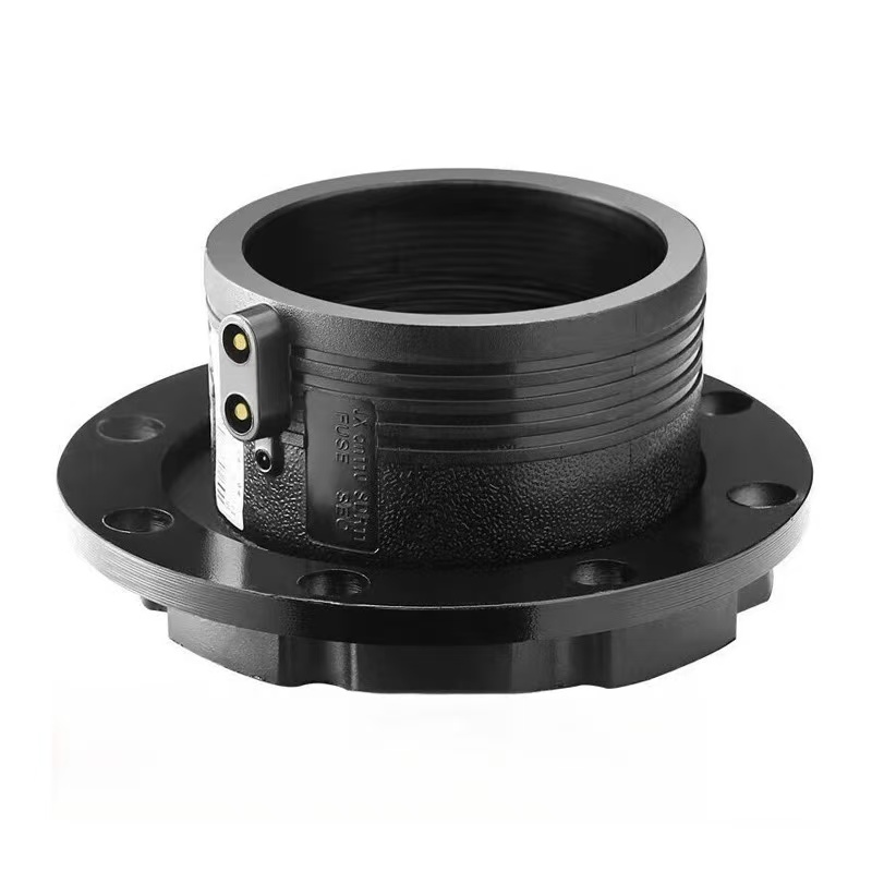 伟鹏双兴 PE电熔法兰 PE125电熔法兰根+铁盘 套高清大图