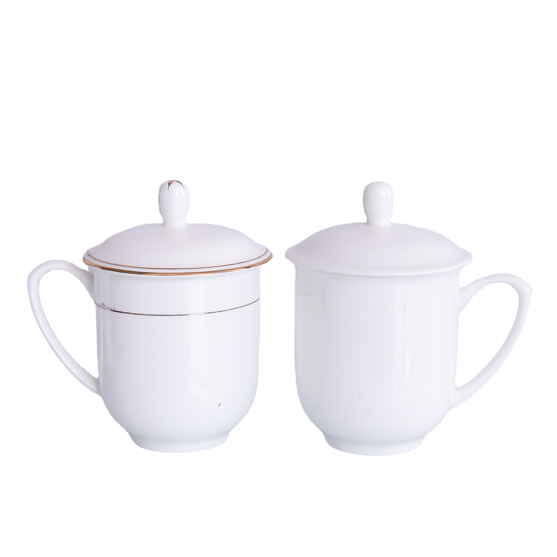 杯子 描金茶杯 400ml高清大图