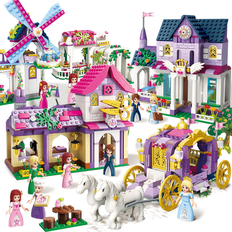 启蒙兼容乐高儿童乐高积木女孩拼装城堡玩具儿童好朋友系列6公主城市