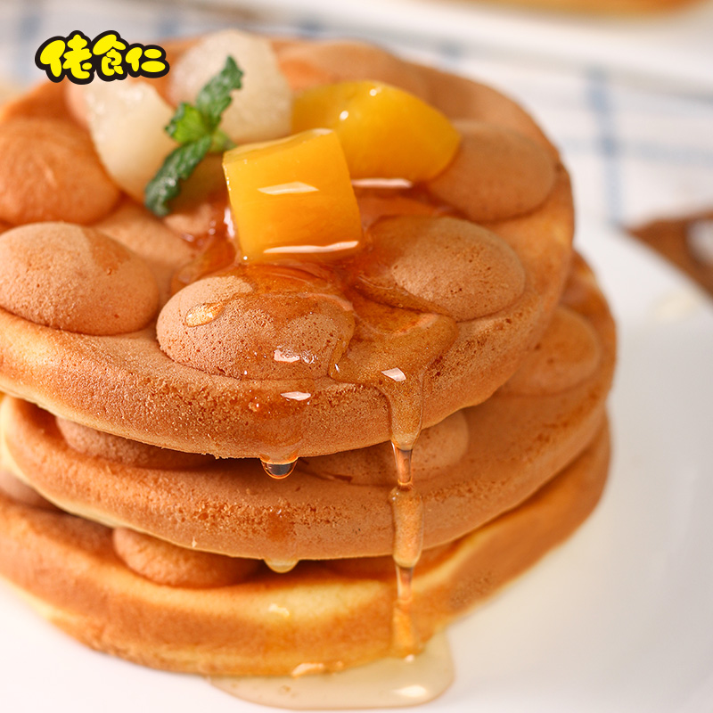 佬食仁 [港式鸡蛋仔蛋糕400g整箱约11包] 面包营养早餐零食小吃高清大图