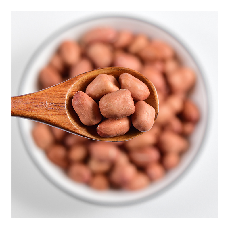 锦谷园红皮花生米新货小粒生花生仁红皮花生米仁270g