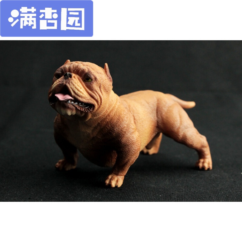 舒弗 Lachouffe 男女孩儿童仿真动物模型狗狗玩具宠物犬宠物狗美国恶霸犬模型图片 高清实拍大图 苏宁易购