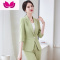 七斓2023夏季新款高级感西装外套女气质小个子七分袖职业西服套装薄款