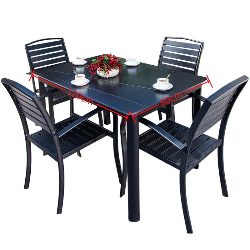 依韵珂户外桌椅120*80cm套高清大图