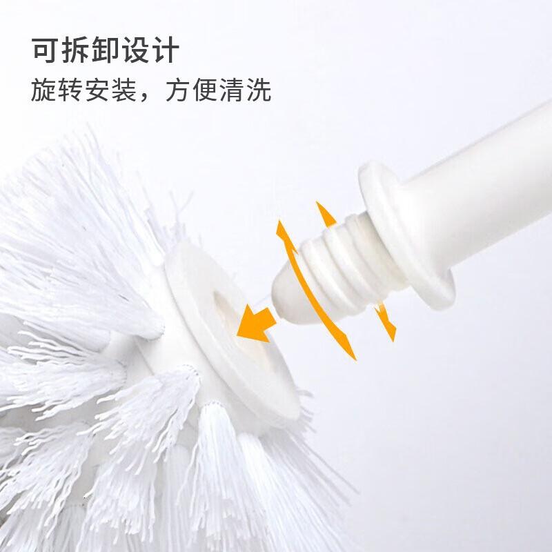 茶花(CHAHUA) 马桶刷子 清洁刷洗厕所刷子 洁厕刷套装 蓝色 1只装高清大图