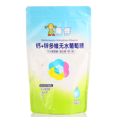 每伴钙+锌多维无水葡萄糖400g/袋 初生即可食用 盒装