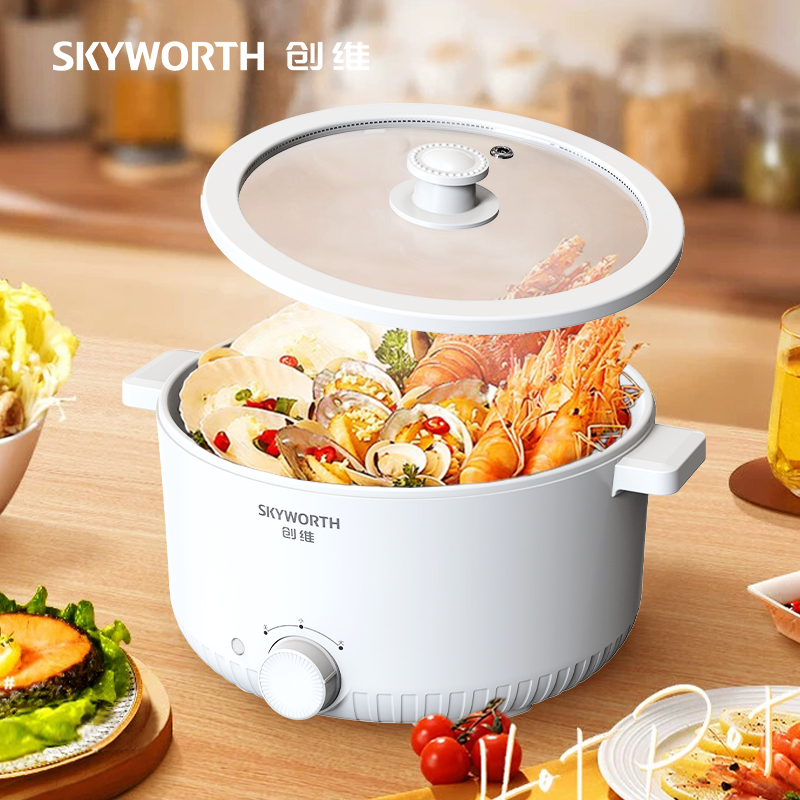 创维(skyworth)电火锅 一锅多用 大容量 不粘内胆 多用途锅6L F227!