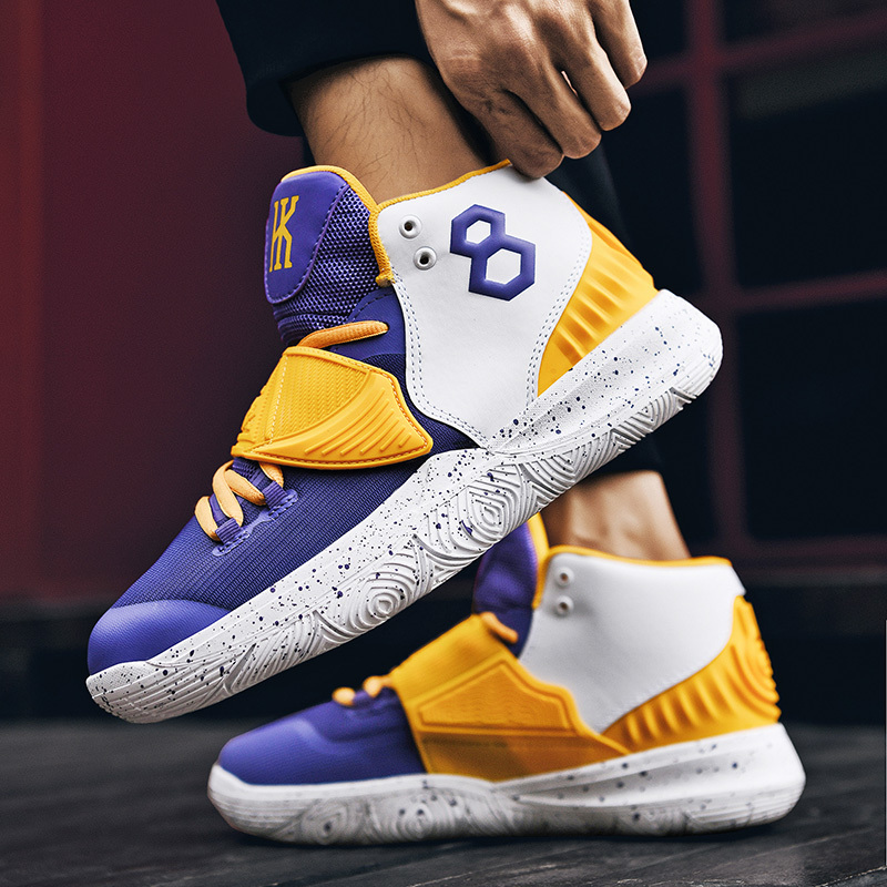 邦塞斯科比篮球鞋高帮青少年防滑战靴网布透气夏天男女外场水泥地运动