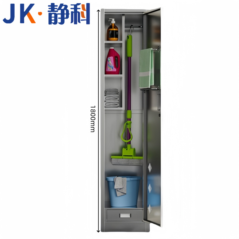 静科清洁工具收纳柜单门201台高清大图