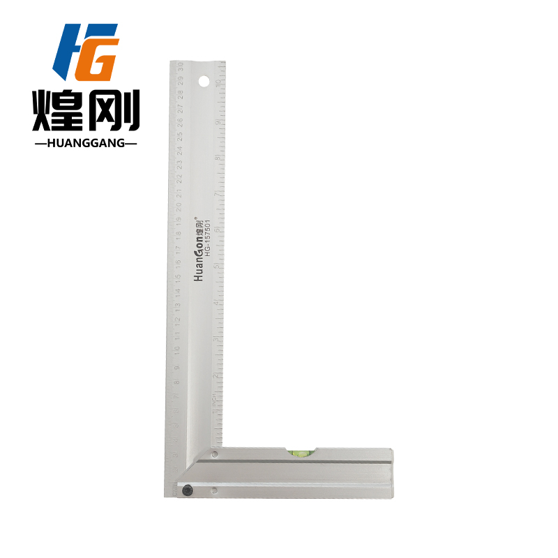 煌刚 直角尺 木工专用直角尺多功能拐尺90度活动直尺高精度 300mm 单位:把