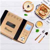 美国惠而浦(Whirlpool)面包机WBM-TS652K家用全自动多功能智能做烘烤面包机器铝合金内胆酸奶和面蛋糕机