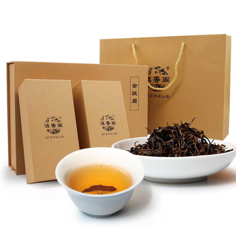 滇香阁 金骏眉特级红茶茶叶200g高山春茶茶汤亮香气高送人自饮