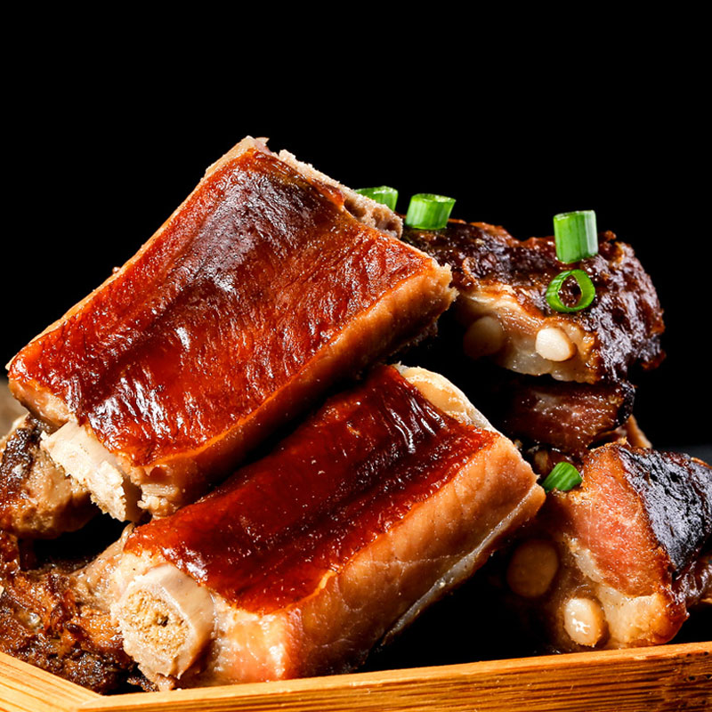 老巴王土家腊排骨500g高清大图
