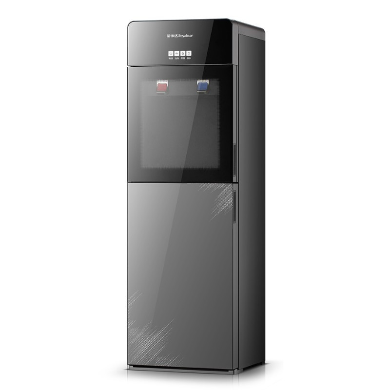 荣事达royalstar饮水机家用立式饮水机下置水桶双出水冷热款视频