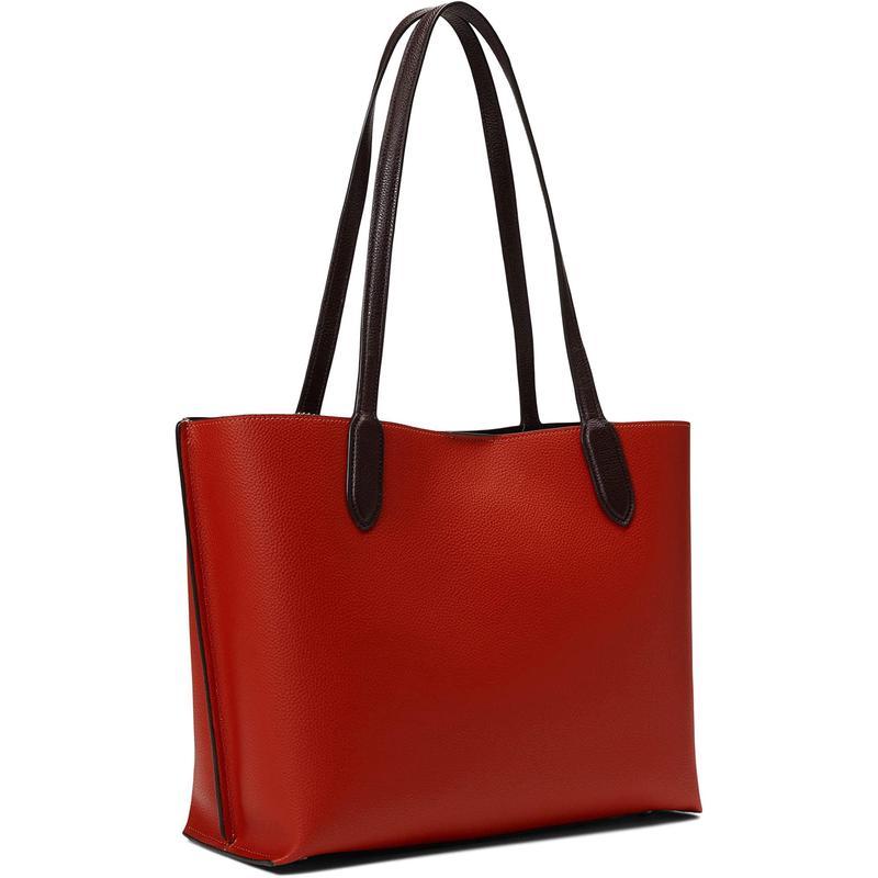 COACH 女士手提包 奢侈品 Willow系列 轻奢简雅托特包大容量通勤单肩包